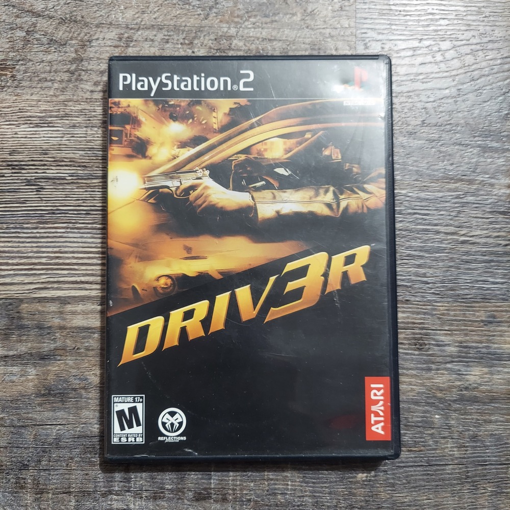 Driv3r Atari 2004 PS2 Game Rated M Mature NTSC CIB